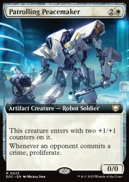 Patrolling Peacemaker⁣ - Commander: Edge of Eternities: Extras⁣ (Rare)⁣ [25]