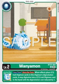 Wanyamon (BT22-004)⁣ - Cyber Eden⁣ (Common)⁣ [004]