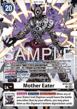 Mother Eater (BT22-007)⁣ - Cyber Eden⁣ (Uncommon)⁣ [007]