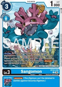 Sangomon (BT22-018)⁣ - Cyber Eden⁣ (Common)⁣ [018]