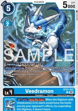 Veedramon (BT22-022)⁣ - Cyber Eden⁣ (Common)⁣ [022]