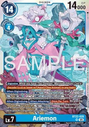 Ariemon (BT22-028) (V.1)⁣ - Cyber Eden⁣ (Super Rare)⁣ [028]