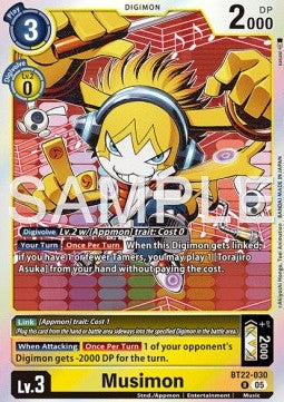 Musimon (BT22-030)⁣ - Cyber Eden⁣ (Rare)⁣ [030]