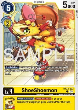 ShoeShoemon (BT22-032)⁣ - Cyber Eden⁣ (Common)⁣ [032]