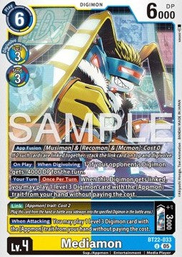 Mediamon (BT22-033)⁣ - Cyber Eden⁣ (Uncommon)⁣ [033]