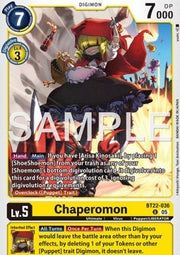 Chaperomon (BT22-036)⁣ - Cyber Eden⁣ (Uncommon)⁣ [036]