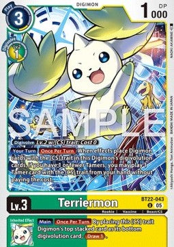 Terriermon (BT22-043)⁣ - Cyber Eden⁣ (Uncommon)⁣ [043]
