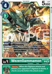 WezenGammamon (BT22-045)⁣ - Cyber Eden⁣ (Common)⁣ [045]