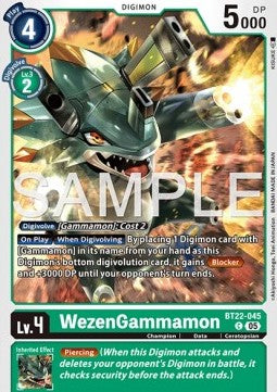WezenGammamon (BT22-045)⁣ - Cyber Eden⁣ (Common)⁣ [045]