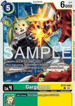 Gargomon (BT22-046)⁣ - Cyber Eden⁣ (Common)⁣ [046]