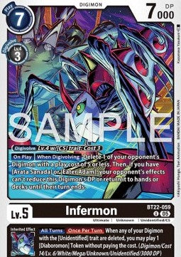 Infermon (BT22-059)⁣ - Cyber Eden⁣ (Uncommon)⁣ [059]