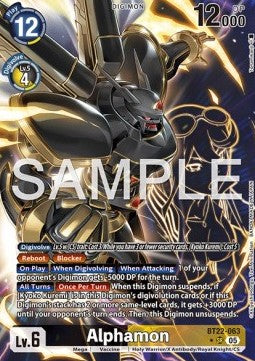 Alphamon (BT22-063) (V.2)⁣ - Cyber Eden⁣ (Alternative Art)⁣ [063]
