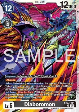 Diaboromon (BT22-064)⁣ - Cyber Eden⁣ (Rare)⁣ [064]
