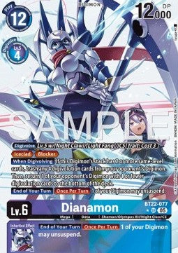 Dianamon (BT22-077) (V.2)⁣ - Cyber Eden⁣ (Alternative Art)⁣ [077]