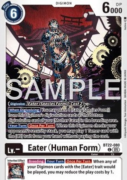 Eater (Human Form) (BT22-080)⁣ - Cyber Eden⁣ (Common)⁣ [080]