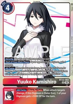 Yuuko Kamishiro (BT22-083) (V.1)⁣ - Cyber Eden⁣ (Super Rare)⁣ [083]