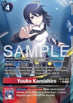 Yuuko Kamishiro (BT22-083) (V.2)⁣ - Cyber Eden⁣ (Alternative Art)⁣ [083]
