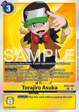 Torajiro Asuka (BT22-087)⁣ - Cyber Eden⁣ (Rare)⁣ [087]