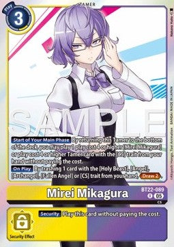 Mirei Mikagura (BT22-089) (V.1)⁣ - Cyber Eden⁣ (Rare)⁣ [089]