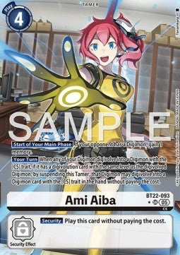 Ami Aiba (BT22-093) (V.2)⁣ - Cyber Eden⁣ (Alternative Art)⁣ [093]