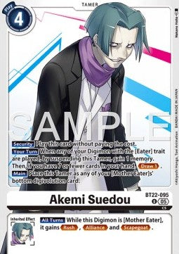 Akemi Suedou (BT22-095) (V.1)⁣ - Cyber Eden⁣ (Uncommon)⁣ [095]