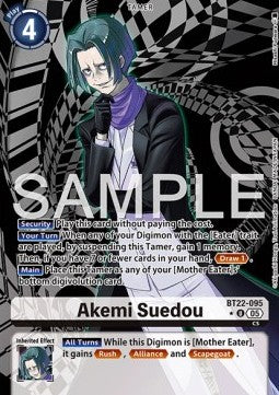 Akemi Suedou (BT22-095) (V.2)⁣ - Cyber Eden⁣ (Alternative Art)⁣ [095]