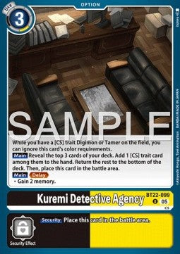 Kuremi Detective Agency (BT22-099)⁣ - Cyber Eden⁣ (Uncommon)⁣ [099]
