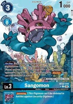 Sangomon (BT22-018)⁣ - Promos: Cyber Eden⁣ (Alternative Art)⁣ [BT22-018]