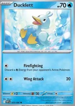 Ducklett⁣ - White Flare⁣ (Common)⁣ [025]
