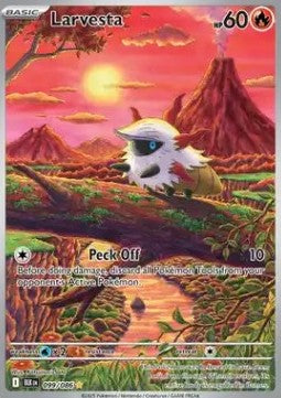 Larvesta - Black Bolt (Illustration Rare) [BLK-099]