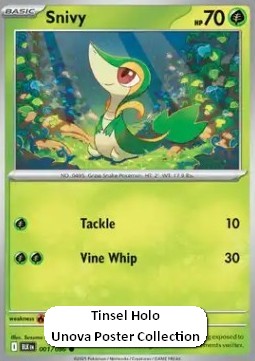Snivy⁣ - Black Bolt: Additionals⁣ (Promo)⁣ [001]