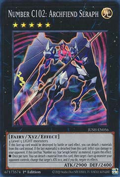 Number C102: Archfiend Seraph⁣ - Justice Hunters⁣ (Super Rare)⁣ [056]