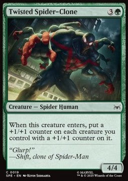 Twisted Spider-Clone - Magic: The Gathering | Marvel's Spider-Man: Eternal (Common) [SPE-19]