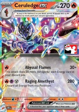 Ceruledge ex - Play! Pokémon Prize Pack Series Seven (Prize Pack Series) [PPS7-SSP 036]