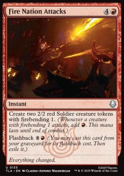 Fire Nation Attacks - Magic: The Gathering | Avatar: The Last Airbender (Uncommon) [TLA-133]