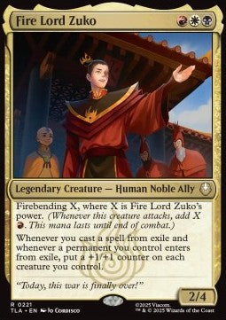Fire Lord Zuko - Magic: The Gathering | Avatar: The Last Airbender (Rare) [TLA-221]