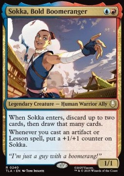 Sokka, Bold Boomeranger - Magic: The Gathering | Avatar: The Last Airbender (Rare) [TLA-240]