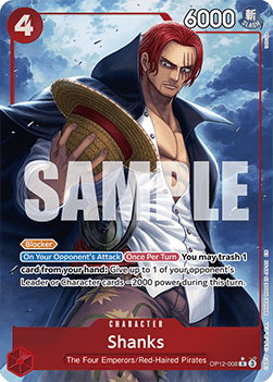 Shanks (OP12-008) (V.2) - Legacy of the Master (Alternate Art) [OP12-008]