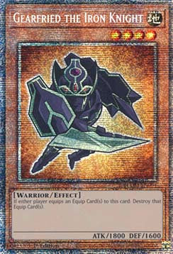 Gearfried the Iron Knight (V.2 - Starlight Rare)⁣ - Battles of Legend: Monster Mayhem⁣ (Starlight Rare)⁣ [004]