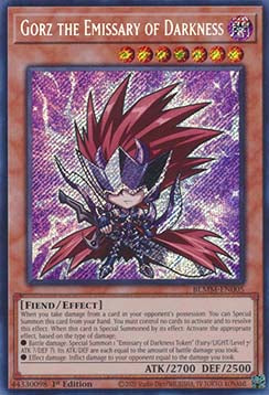 Gorz the Emissary of Darkness (V.1 - Secret Rare)⁣ - Battles of Legend: Monster Mayhem⁣ (Secret Rare)⁣ [005]