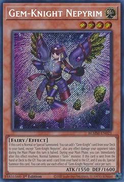 Gem-Knight Nepyrim (V.1 - Secret Rare)⁣ - Battles of Legend: Monster Mayhem⁣ (Secret Rare)⁣ [021]