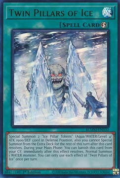 Twin Pillars of Ice⁣ - Battles of Legend: Monster Mayhem⁣ (Ultra Rare)⁣ [032]