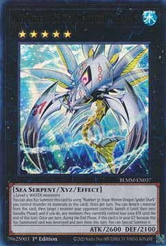 Number S37: Spider Shark⁣ - Battles of Legend: Monster Mayhem⁣ (Ultra Rare)⁣ [037]