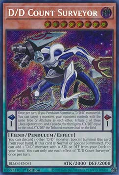 D/D Count Surveyor⁣ - Battles of Legend: Monster Mayhem⁣ (Secret Rare)⁣ [041]