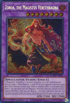 Zoroa, the Magistus Verethragna⁣ - Battles of Legend: Monster Mayhem⁣ (Secret Rare)⁣ [045]