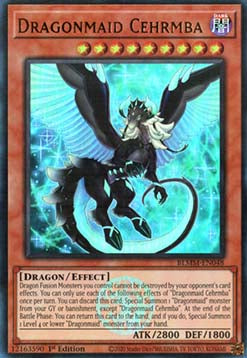 Dragonmaid Cehrmba⁣ - Battles of Legend: Monster Mayhem⁣ (Ultra Rare)⁣ [048]