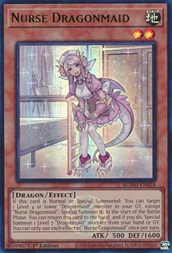 Nurse Dragonmaid⁣ - Battles of Legend: Monster Mayhem⁣ (Ultra Rare)⁣ [054]