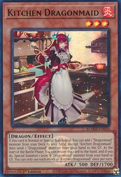 Kitchen Dragonmaid⁣ - Battles of Legend: Monster Mayhem⁣ (Ultra Rare)⁣ [058]