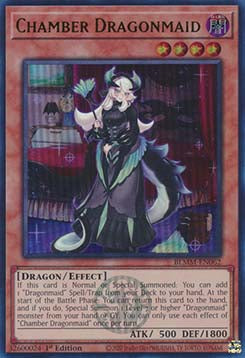 Chamber Dragonmaid⁣ - Battles of Legend: Monster Mayhem⁣ (Ultra Rare)⁣ [062]