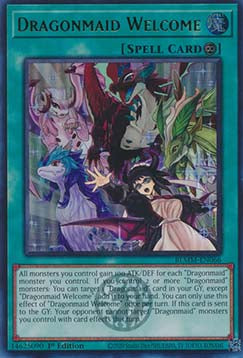 Dragonmaid Welcome⁣ - Battles of Legend: Monster Mayhem⁣ (Ultra Rare)⁣ [066]